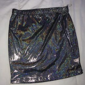 Holographic bodycon Skirt